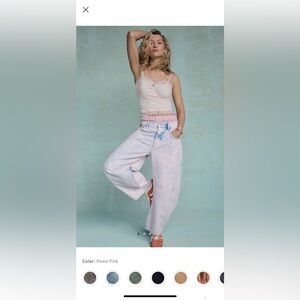 Free People Barrel Jeans